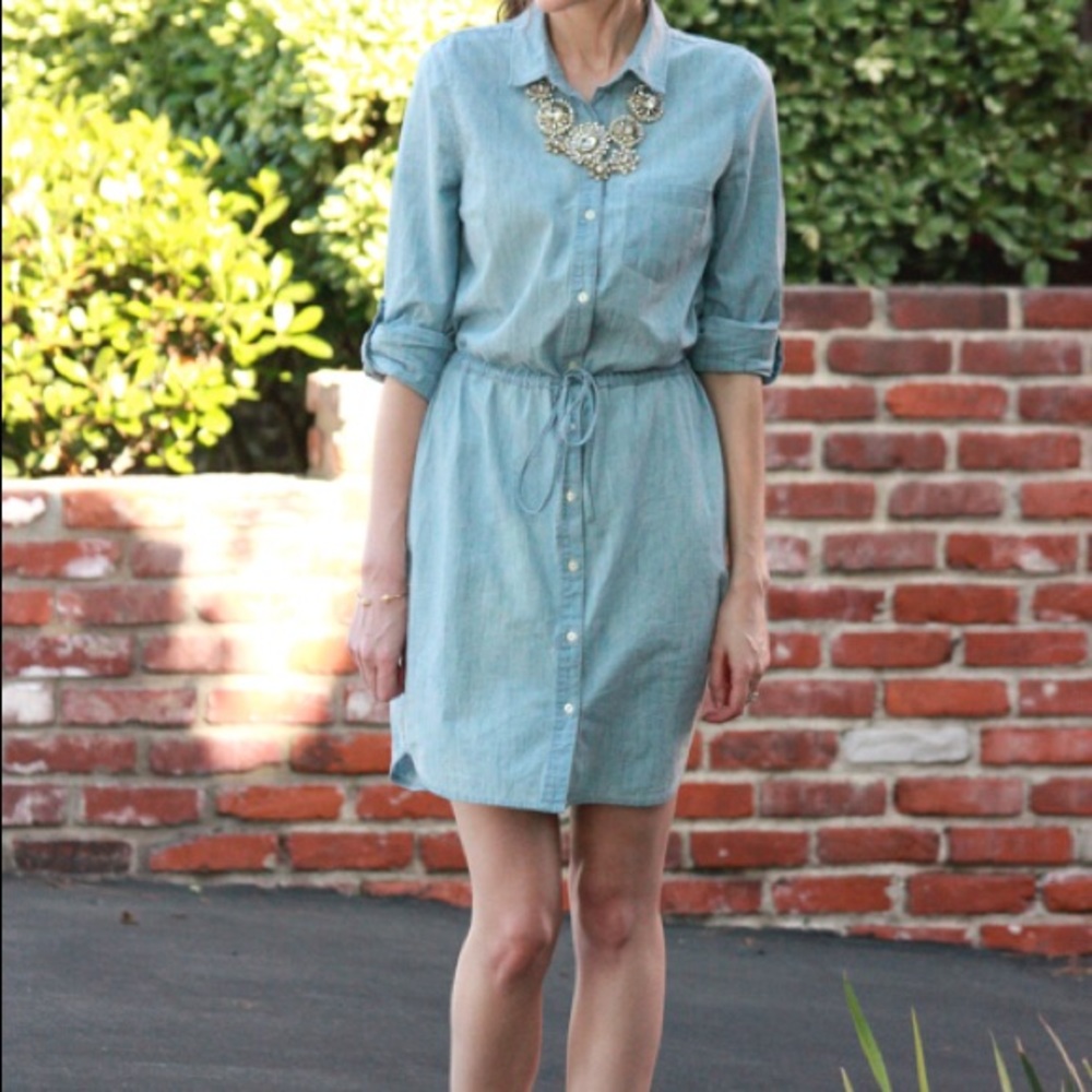 Old Navy Chambray Shirt Dress